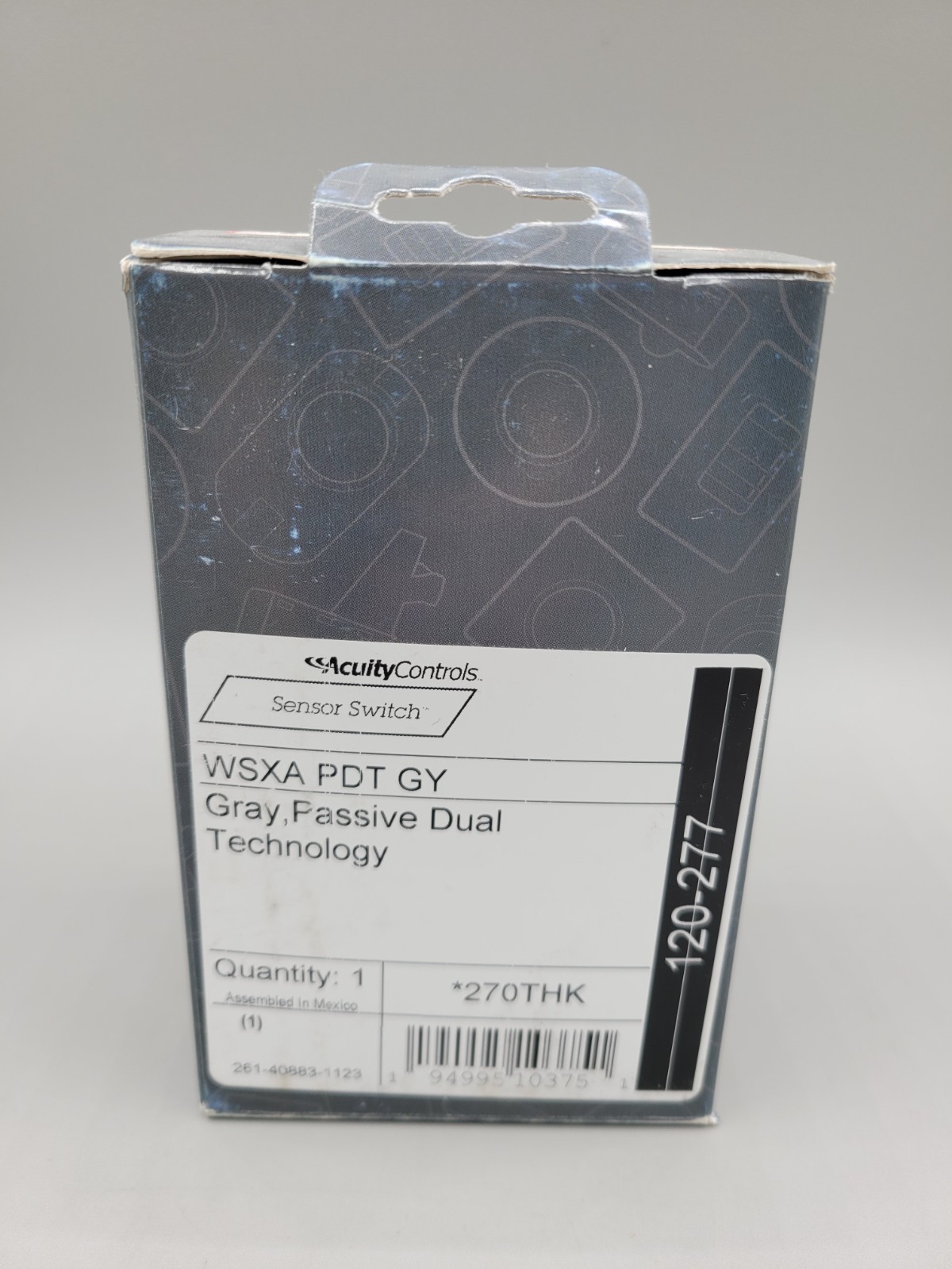 ACUITY CONTROLS SENSOR SWITCH WSXA PDT GY WALL OCCUPANCY SENSOR GRAY