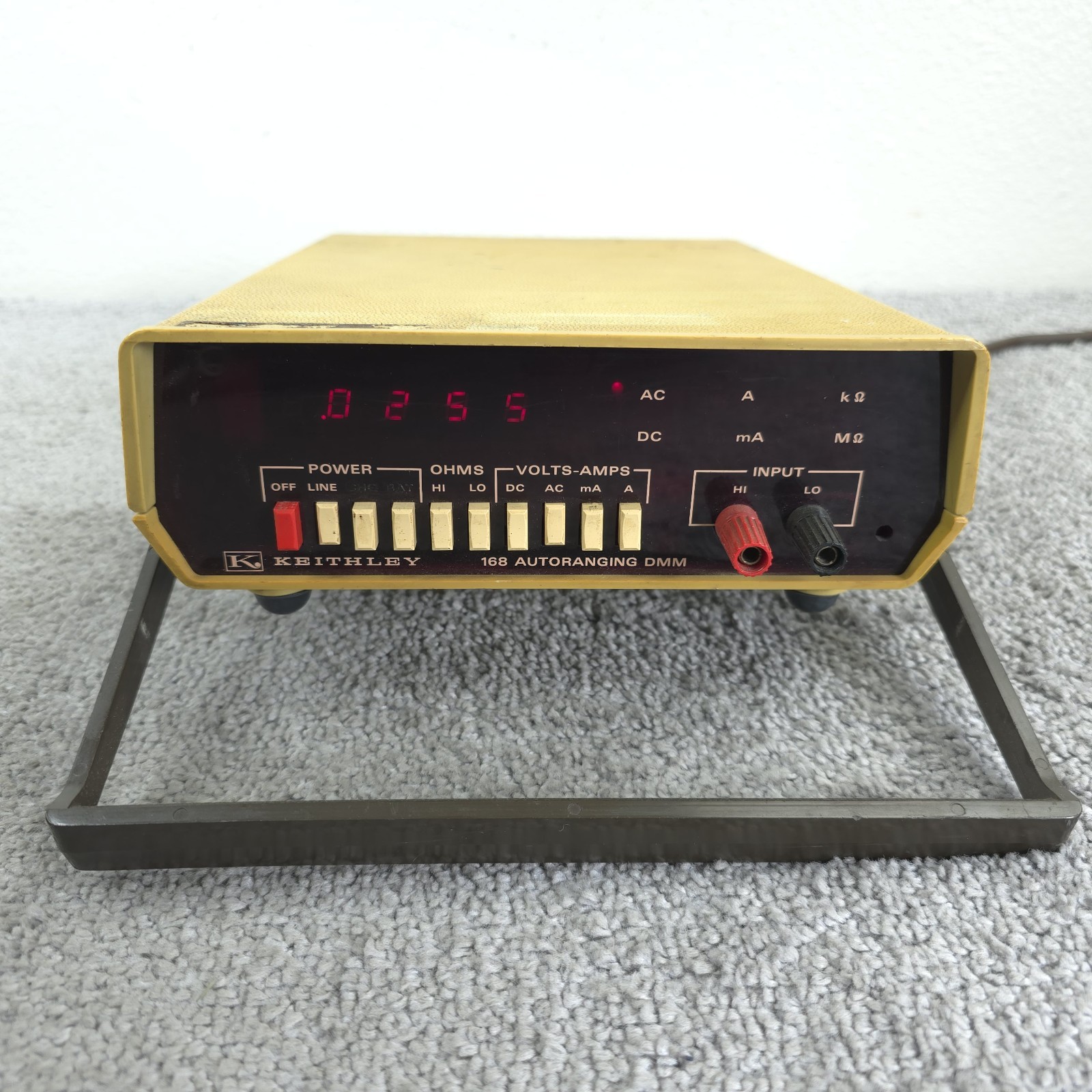 Keithley 168 Autoranging DMM Digital Multimeter Vintage Surplus Powers ON