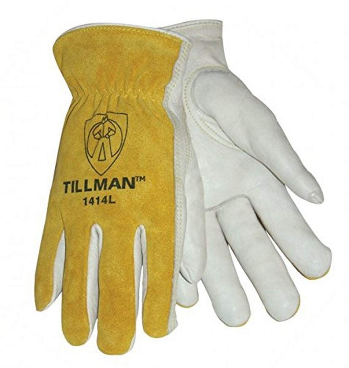 Tillman 1414XL Unlined Drivers Gloves 12 Pairs White/Yellow Tillman 1414XL Unlined Drivers Gloves 12 Pairs White/Yellow
