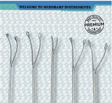 Set of 5pcs Thoracoscopy Instruments Tissue Forceps Thoracic Dissecting Forceps picture