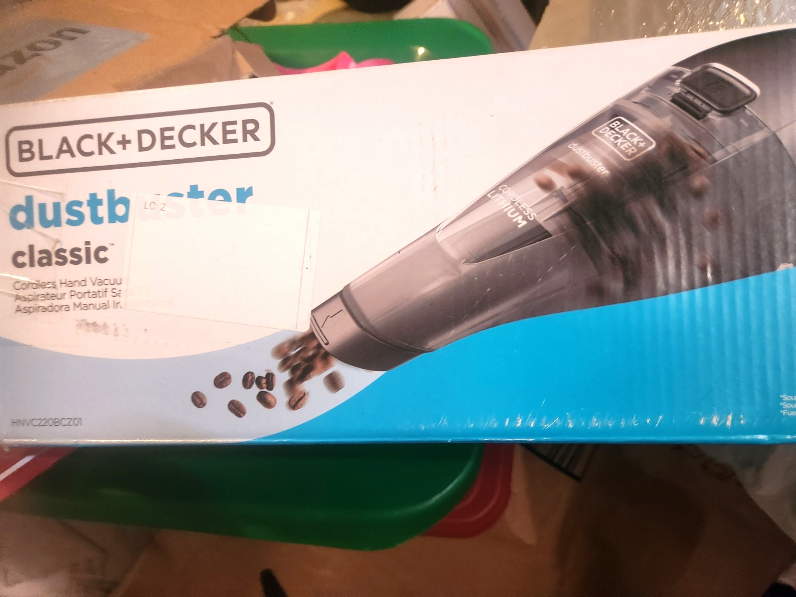 BLACK+DECKER Dustbuster Cordless Bagless Handheld Vacuum 12V 0.5L HNVC220BCZ01