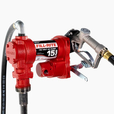 Fill-Rite FR610H 115V 15 GPM Fuel Transfer Pump w/Hose & Manual (Red) picture