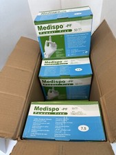 QTY 400 PAIRS/50*8-PACK MEDISPO 9823-PF POWDER FREE LATEX SURGICAL GLOVES SZ 7.5 picture