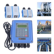 TUF-2000B Wall Mounted Ultrasonic Flowmeter Digital Water Flow Meter & TM-1 TS-2 picture