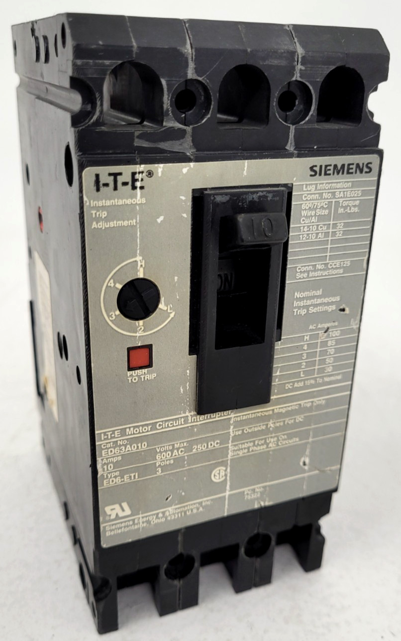 ED63A010 Siemens 10 Amp Circuit Breaker - Next Day Option