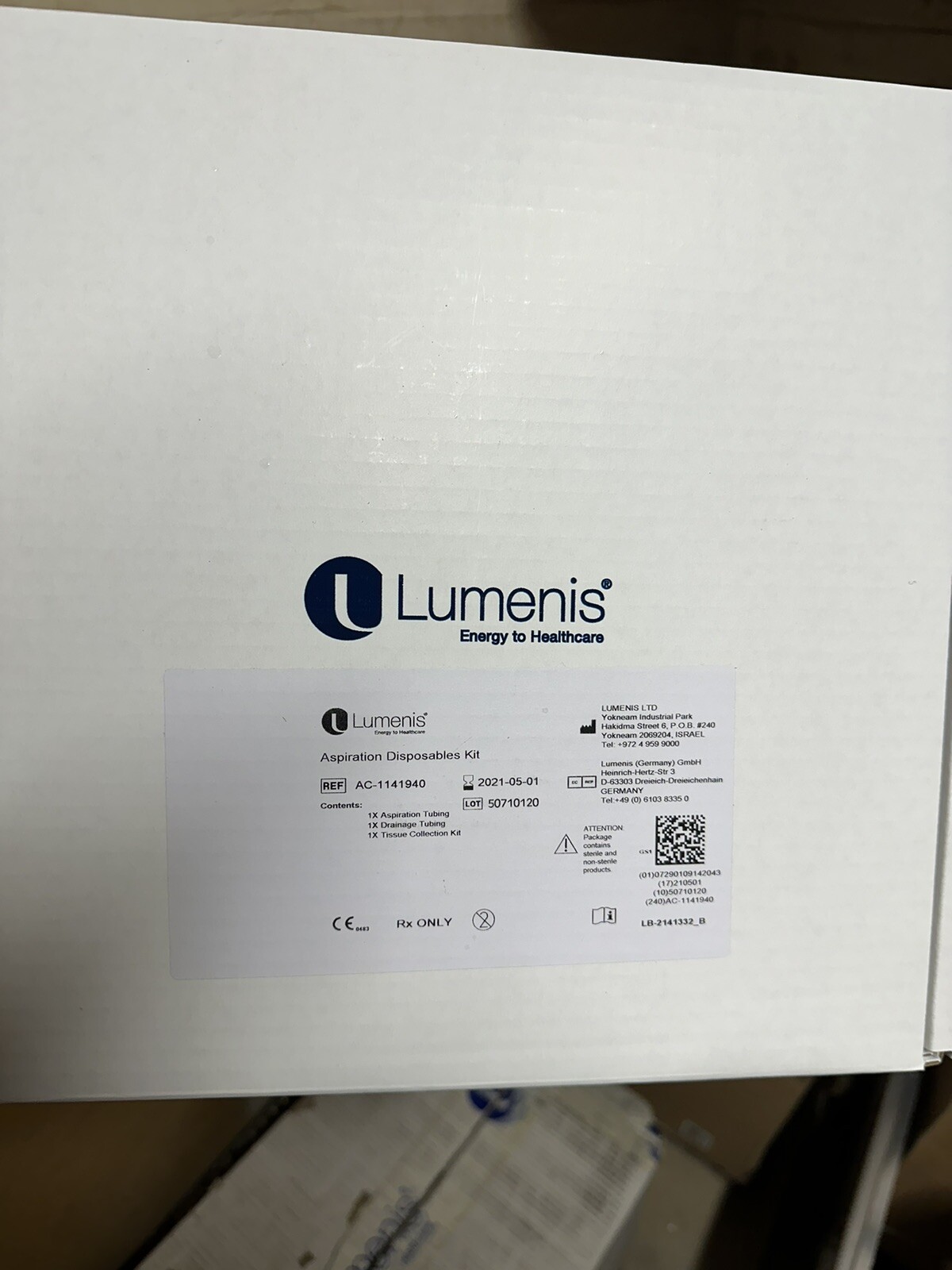 Lumenis Aspiration Disposables Kit New Lumenis Aspiration Disposables Kit New