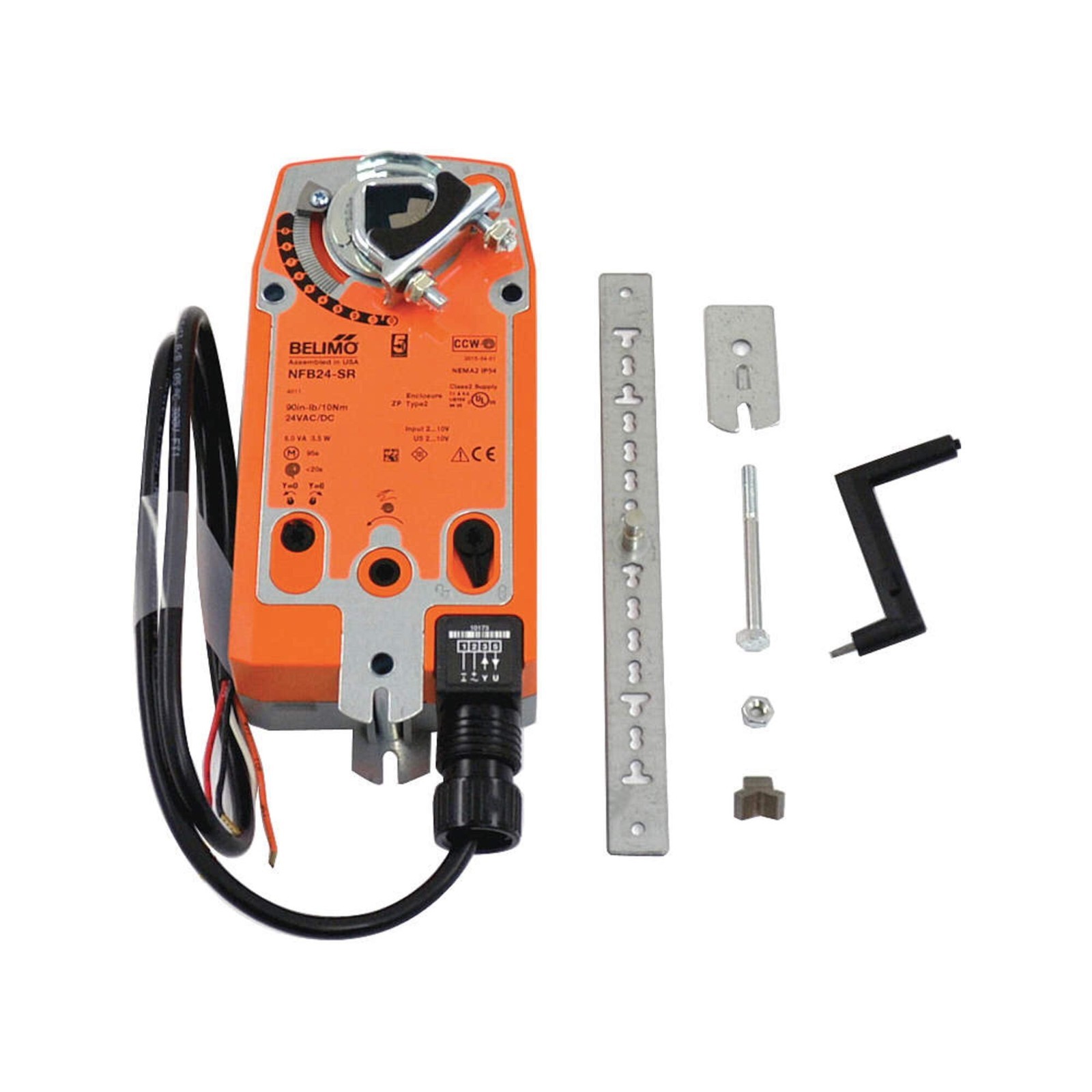 New Belimo AFB24-SR Spring Return Actuator 180 IN/LB  24V AC/DC 5.5W AFB24SR USA