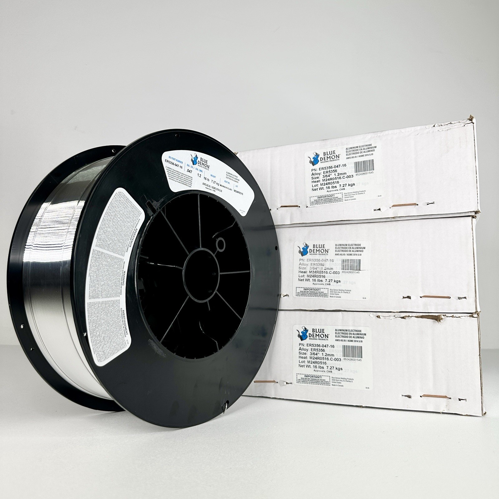 BLUE DEMON ER5356π΅ | 16 LB X .047β ALUMINUM WELDING WIRE SPOOL (10 AVAILABLE)β¨ BLUE DEMON ER5356π΅ | 16 LB X .047β ALUMINUM WELDING WIRE SPOOL (10 AVAILABLE)β¨