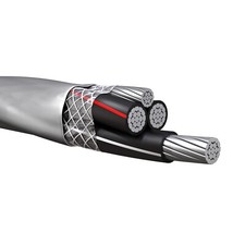 50' 1/0-1/0-1/0-2 Aluminum SER Service Entrance Cable Gray (135 Amp) 600V picture