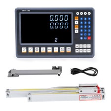 TOAUTO 2/3 Axis 8'' LED Digital Readout Dro Display Glass Linear Scale 4''-40'' picture