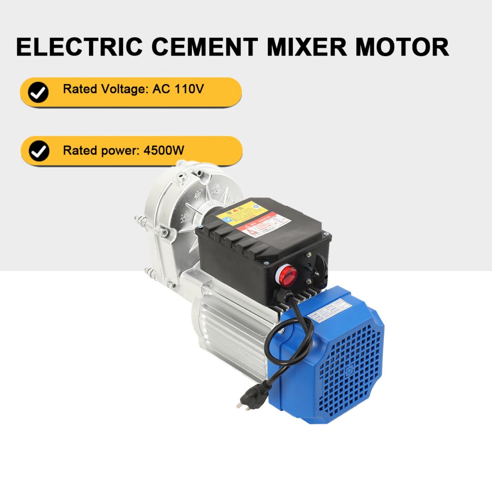 Electric Cement Mixer Motor AC 110V 4500W