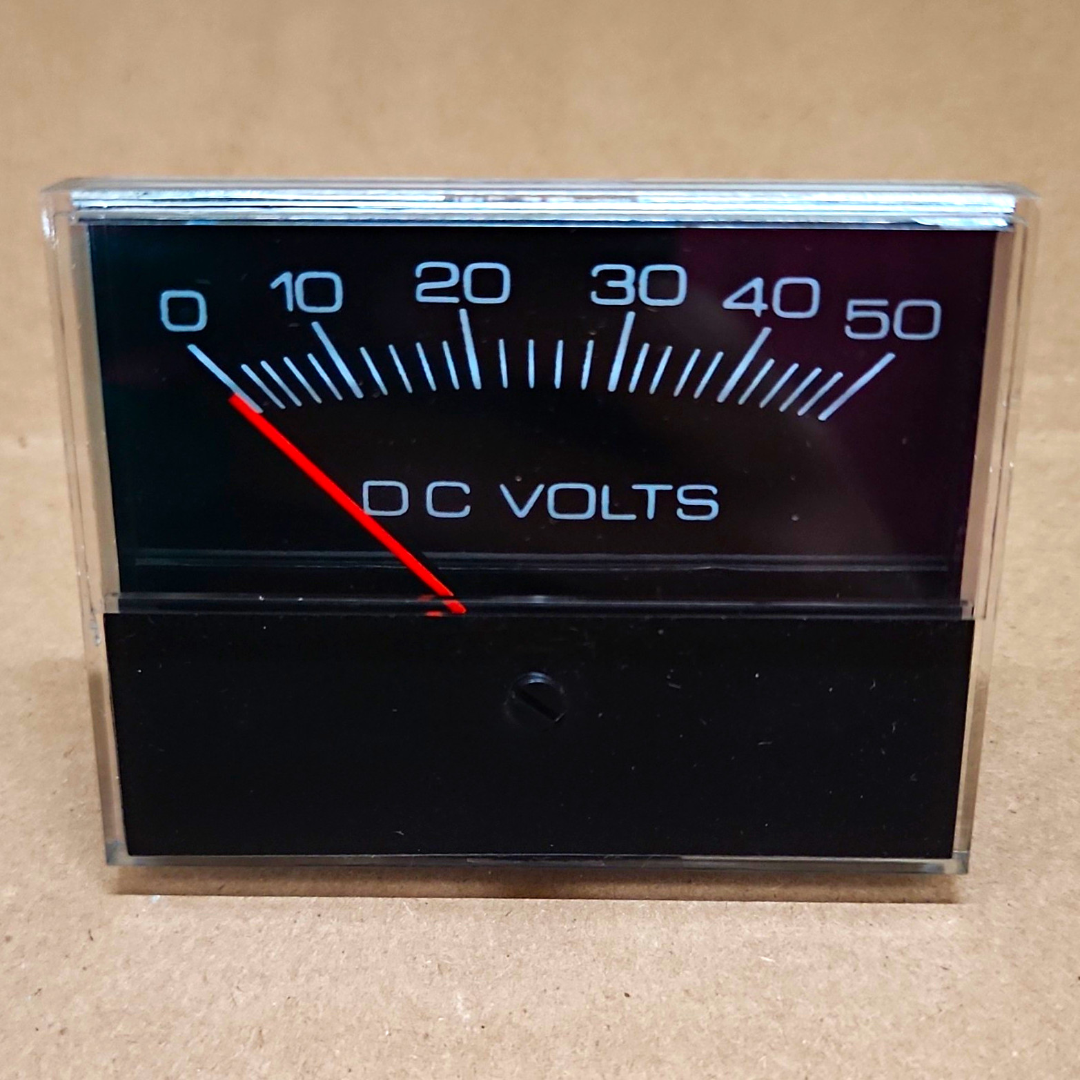 Prime DC Volts Analog Panel Meter Voltage Gauge 0-50V Model/MPN GB17