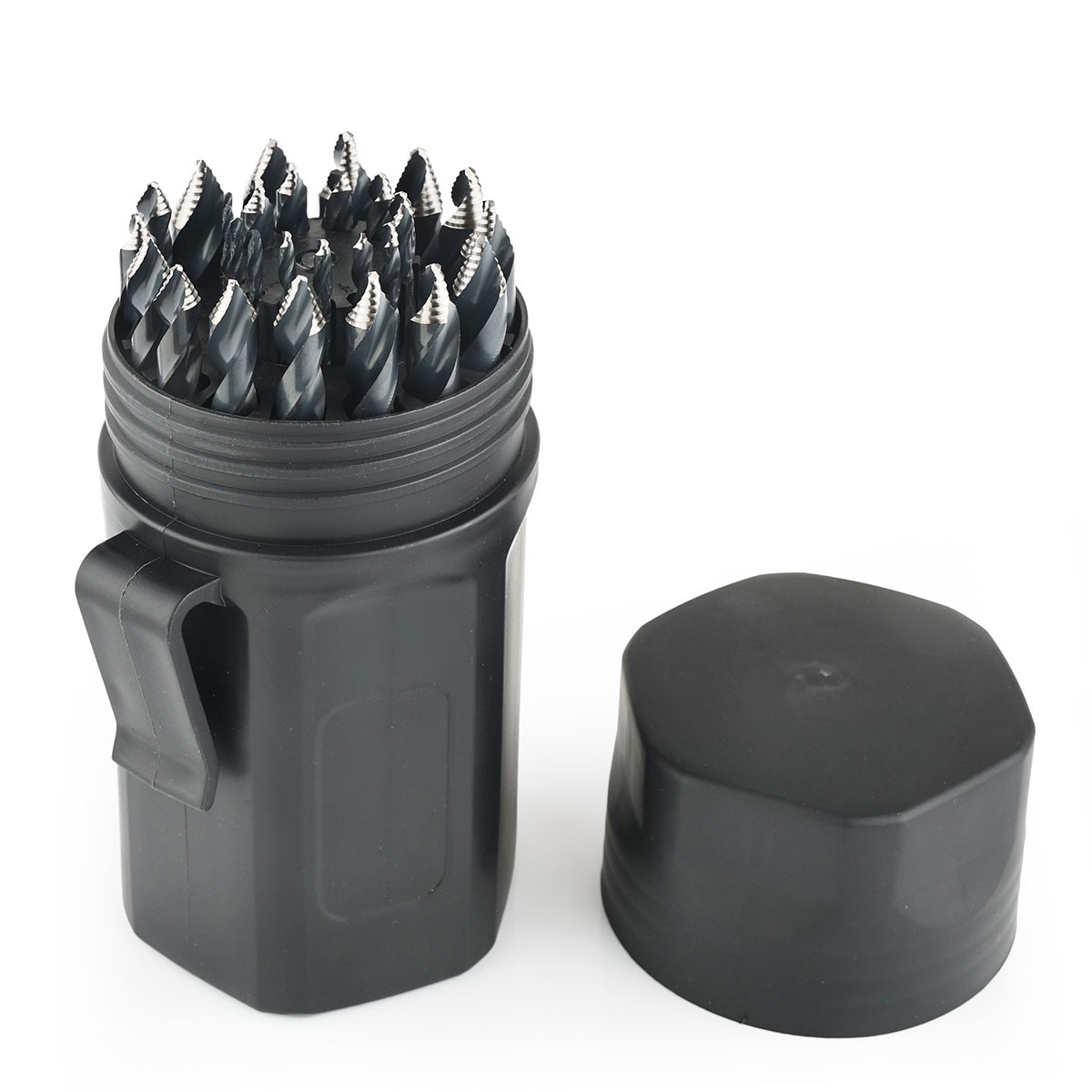 Stark USA 21PCS Turbo Stepped Tip Drill Bit Length 1/16