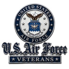 U.S. Air Force Metal Sign Motorcycles Cars Emblem Badge Sticker Gift For Veteran picture