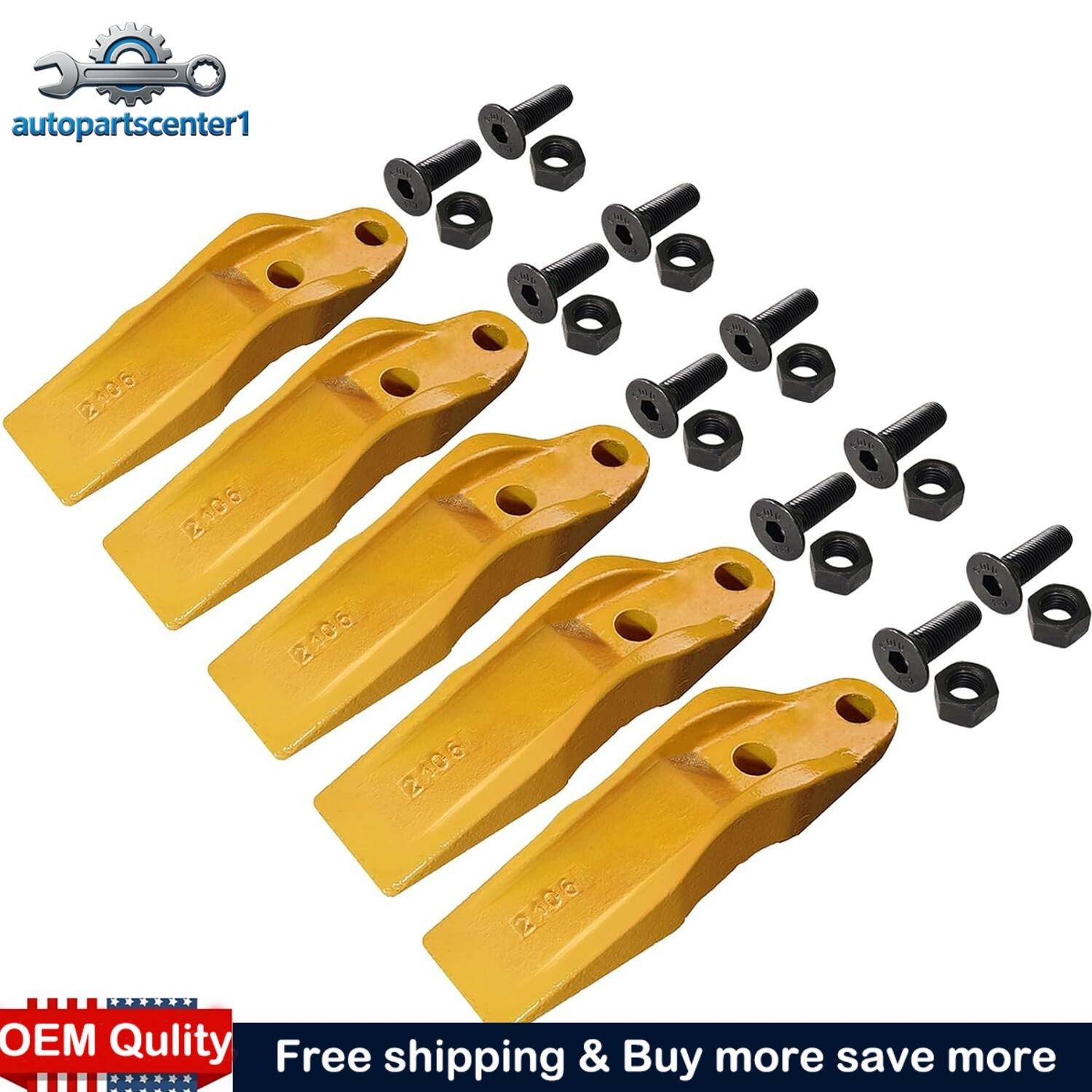5PK Bucket Teeth 132-4720 for Caterpillar Aftermarket Uniteeth with Bolts & Nuts 5PK Bucket Teeth 132-4720 for Caterpillar Aftermarket Uniteeth with Bolts & Nuts
