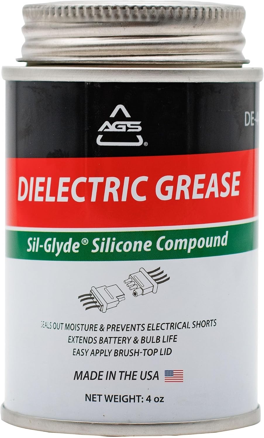 Long-Lasting 4oz Dielectric Grease for Electrical Connectors - USA Made Quality