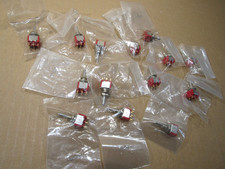 lot 14 C&K Toggle Switch 7205 On-Off-On new sealed 2A 250 5A 120 picture