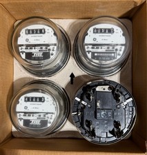 GE- ELECTRIC WATTHOUR METER (KWH) I70S, I-70S, EZ READ, 240V, 200A, LOT OF 4 picture