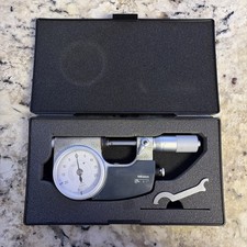 Mitutoyo 510-131 0-1'' 0.00005'' Resolution Mechanical Dial Micrometer picture