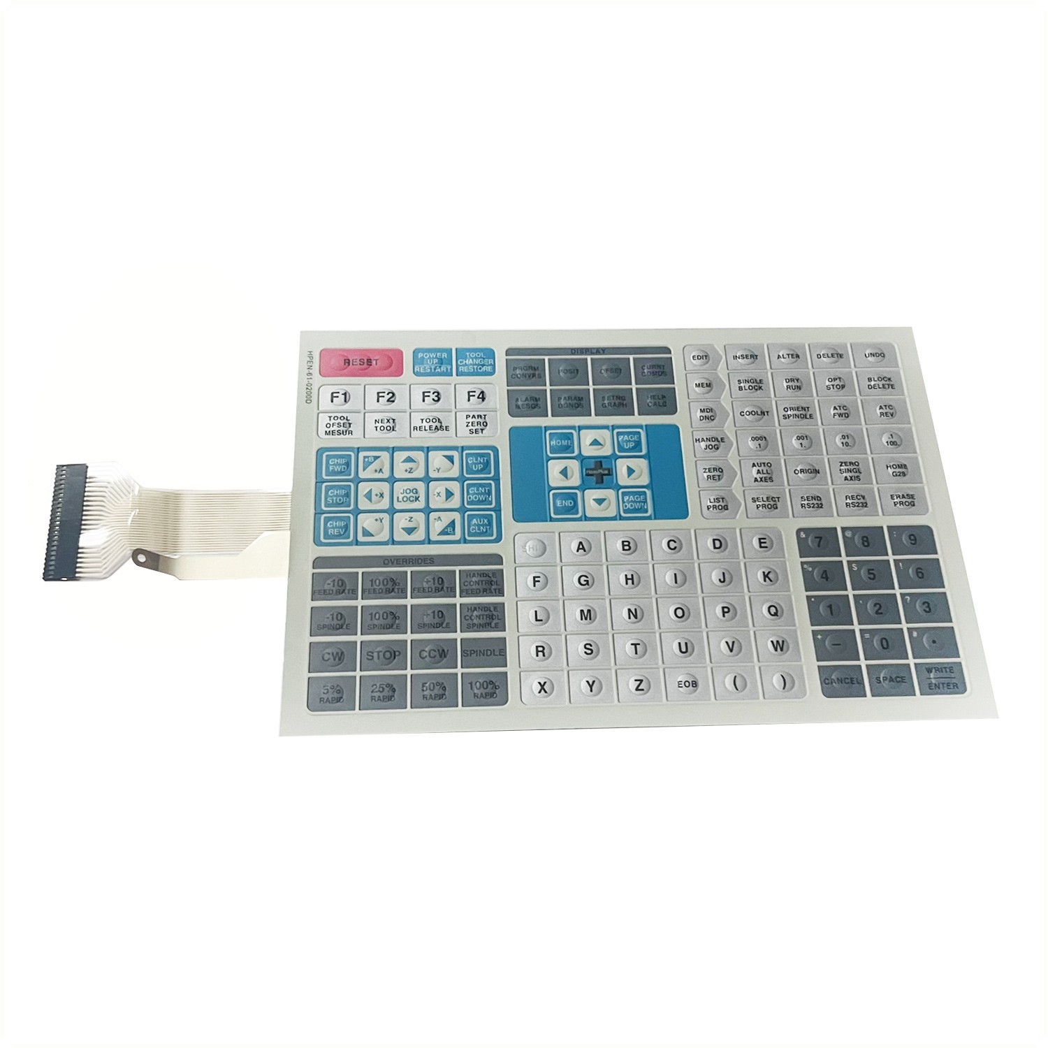 61-0200 61-0200D 61-0200B New Membrane Switch Keypad For HAAS CNC Machine