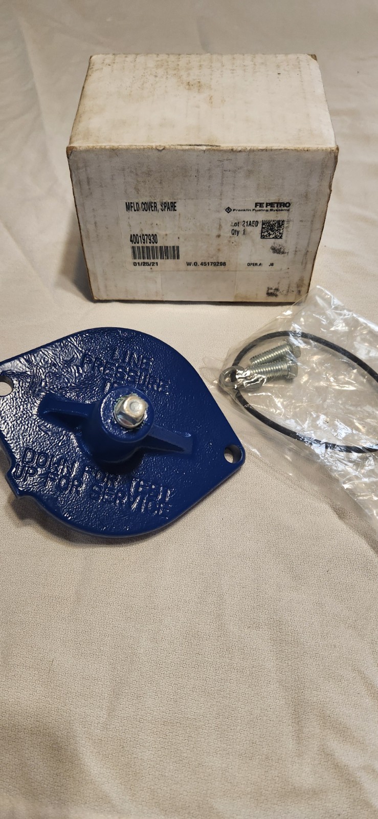 Franklin Fueling Systems - Manifold Assembly Cover / Spare No. 400197930