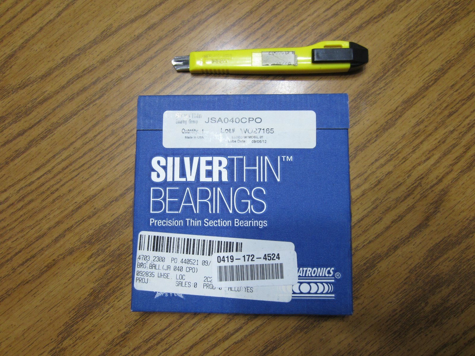 New Silverthin  JSA040CPO Bearing
