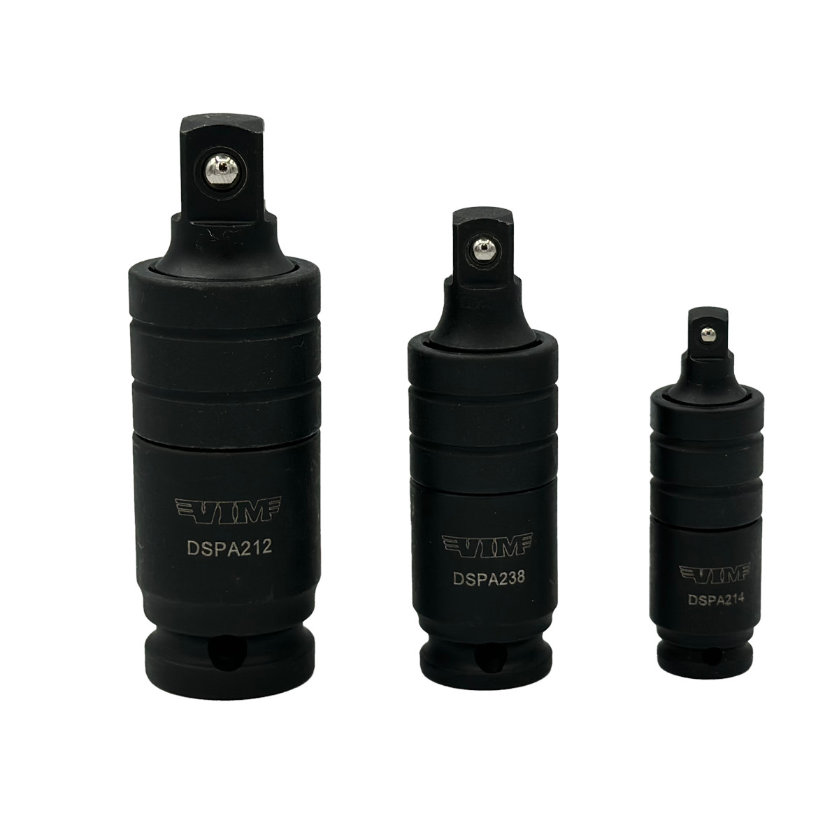  VIM Tools 3 Piece Impact Dual Swivel Pinless Adapter Set DSPA200