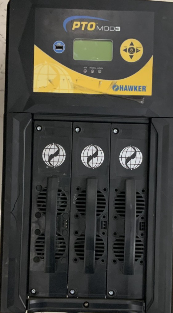 Hawker PTO MOD3 PTOM3-48C-60Y Multi-Voltage Industrial Battery Charger, L-OD