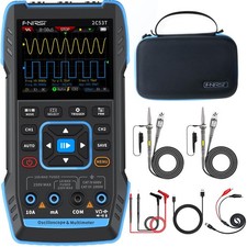 FNIRSI 2C53T 3-in-1 50MHz 2CH Oscilloscope Multimeter DDS Signal Generator picture