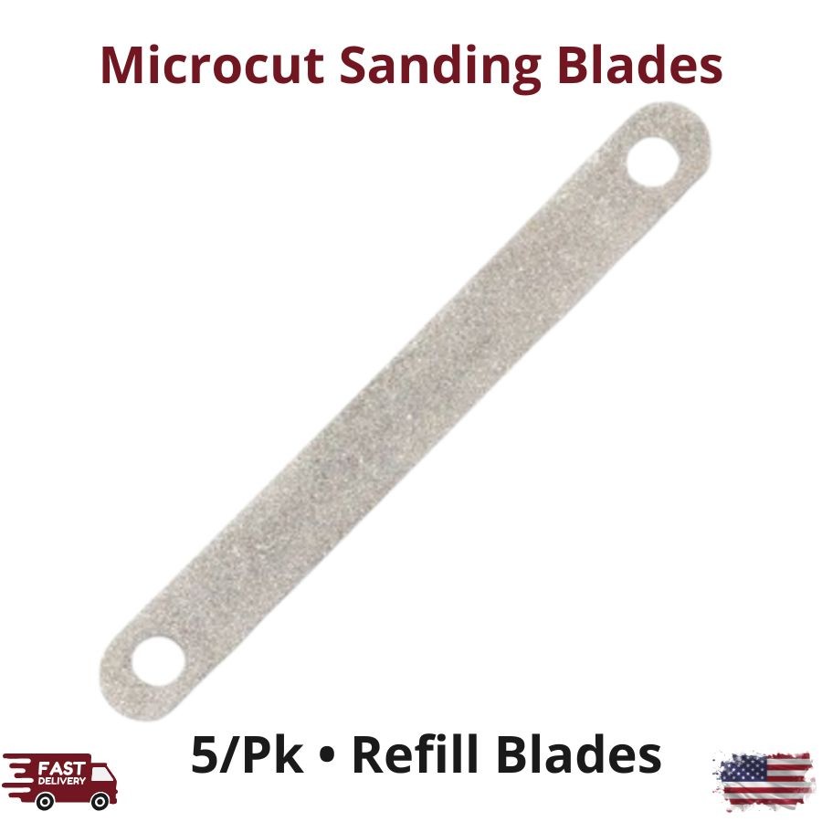 5/Pk Sanding Blades Refill Component Abrasive Finishing Instrument Replacement