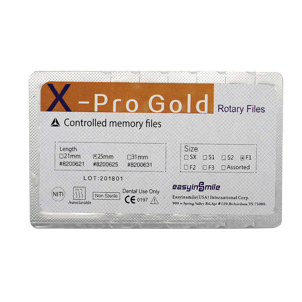 Dental Endodontic Photodynamic Therapy Implant Periodontal Treat X-Pro Gold File