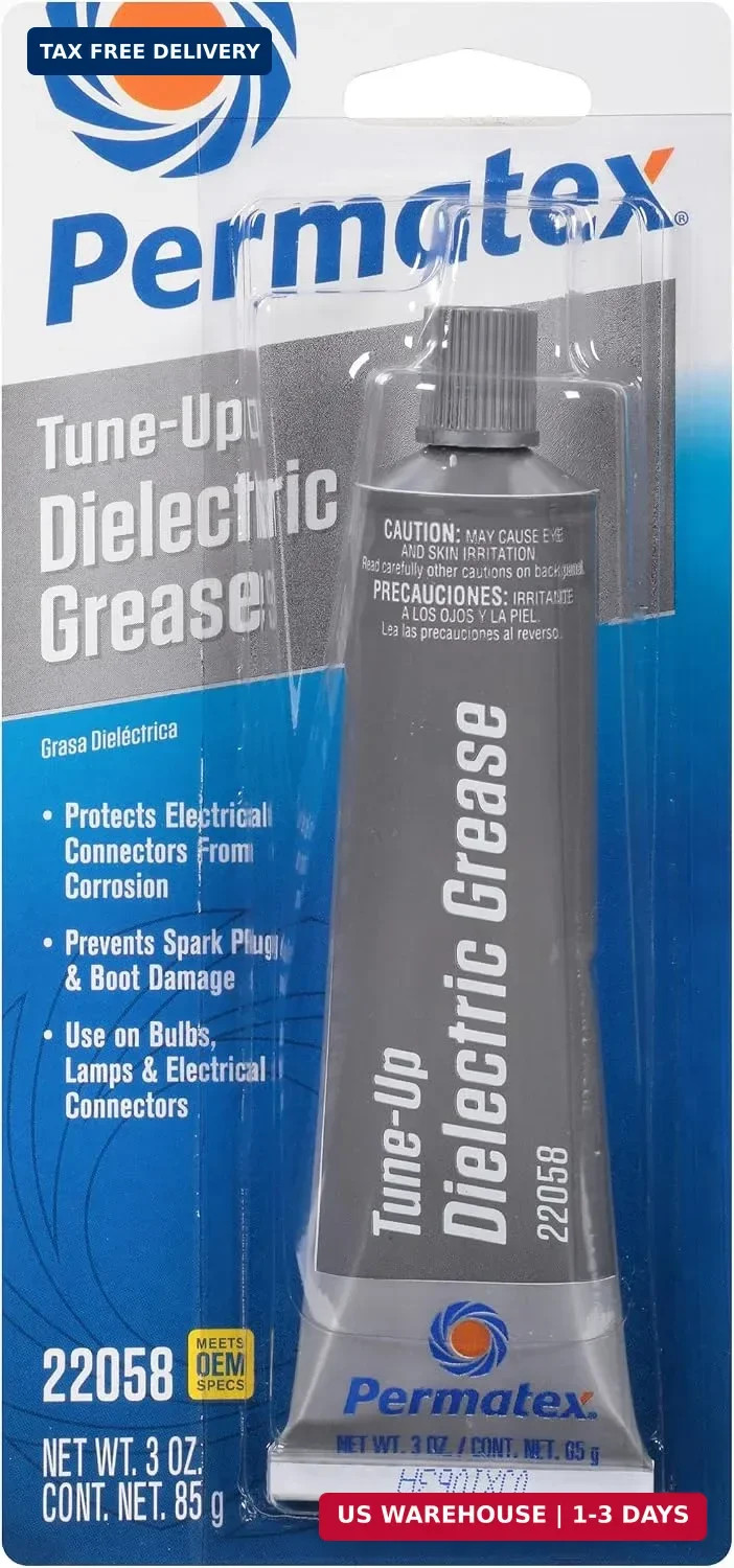 Permatex 22058 Dielectric Tune-Up Grease, 3oz. - High Performance Dielectric Gre