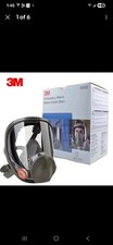 3M 6800 Full Face Reusable Respirator Size Medium Full Face Gas Mask picture