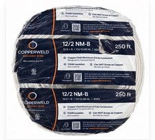 Copperweld 12/2 NM-B Copper-Clad Aluminum Non-Metallic Sheathed Wire 250Ft 600V picture