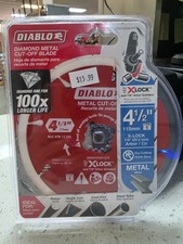 Diablo 4 1/2 Diamond Metal Cut Off Wheel Blade DDX045DIA101F X-Lock 7/8 Arbor picture
