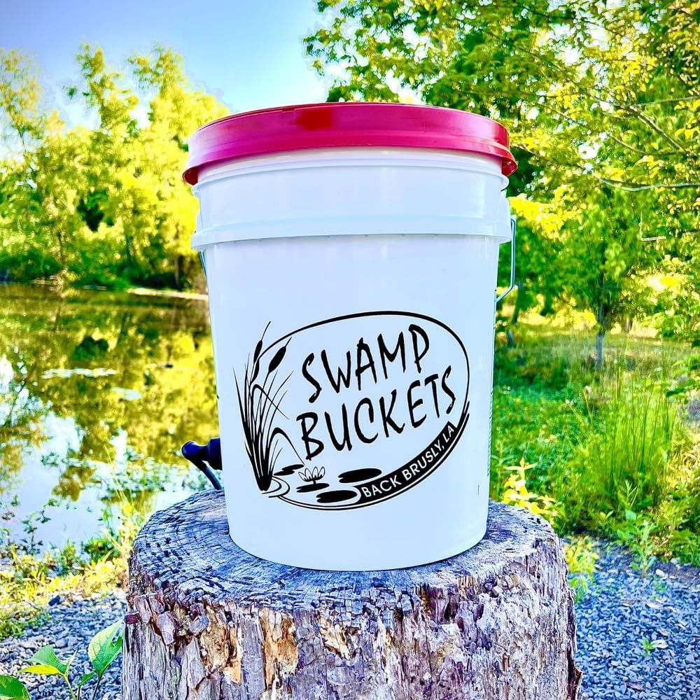 The Original Swamp Bucket Electric Seafood Boiler - 5 Gallon Capacity Crab/Crawf The Original Swamp Bucket Electric Seafood Boiler - 5 Gallon Capacity Crab/Crawf