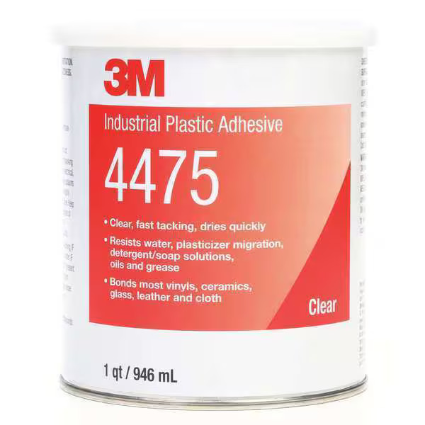3m Epoxy Adhesive, 4475 Series, Amber, 1 qt, Dual-Cartridge 4475 3m 4475
