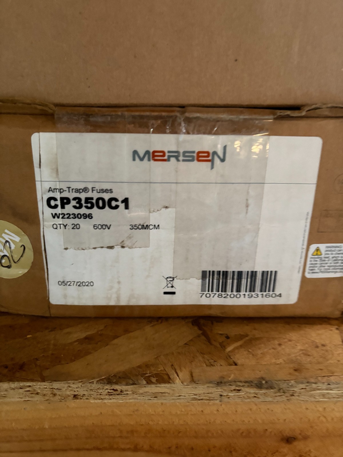 MERSEN CP500C1 Amp-Trap CABLE LIMITER NEW