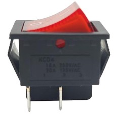 2415-3 On/Off Rocker Switch Canal R Series DPST 20A 16A 125 250VAC Fits Hongju picture