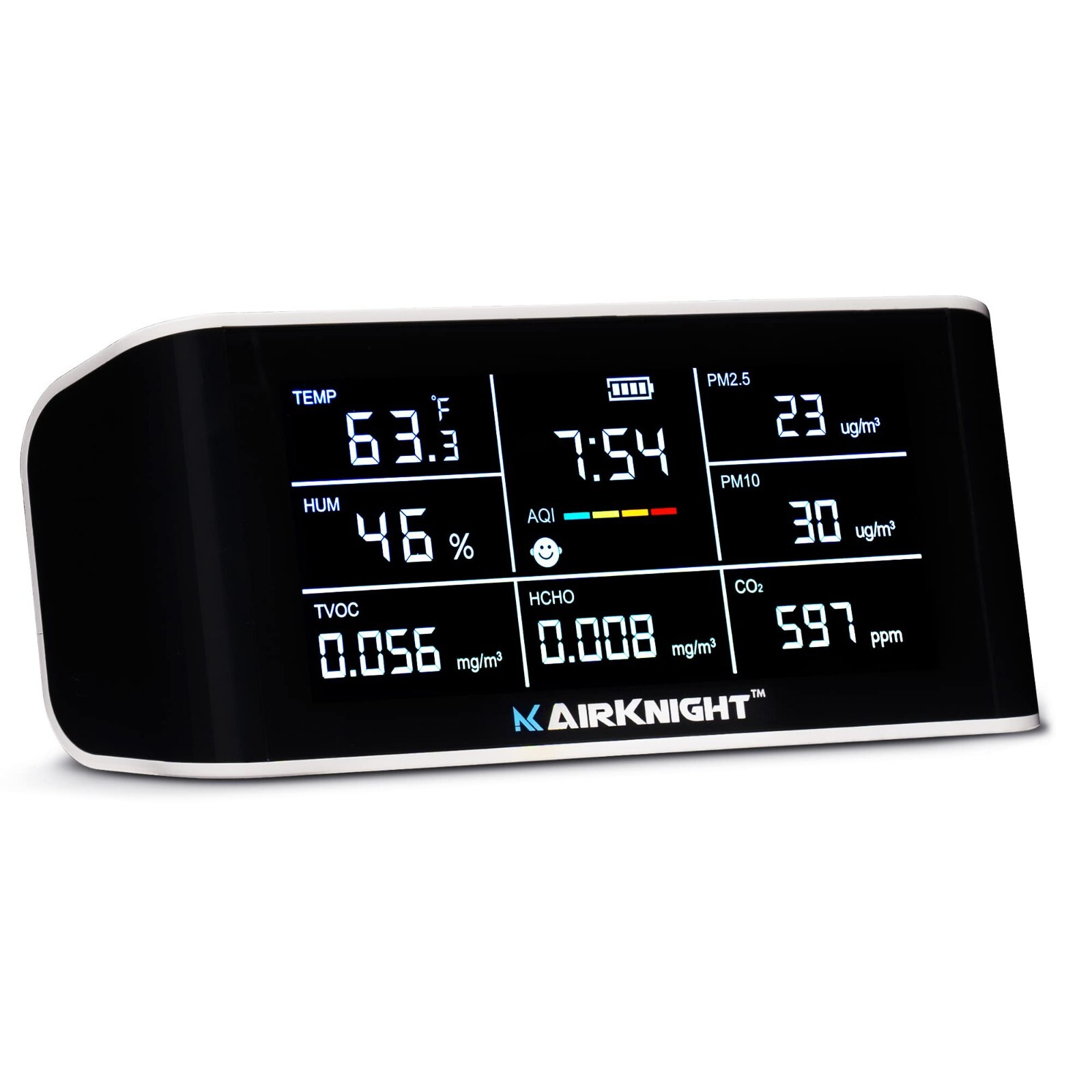 AirKnight 9-in-1 Indoor Air Quality Monitor Indoor Portable CO2 Monitor NEW AirKnight 9-in-1 Indoor Air Quality Monitor Indoor Portable CO2 Monitor NEW