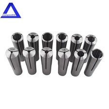 12 Pcs 3MT MT3 #3 Morse Taper Shank Collets Includes 1/8