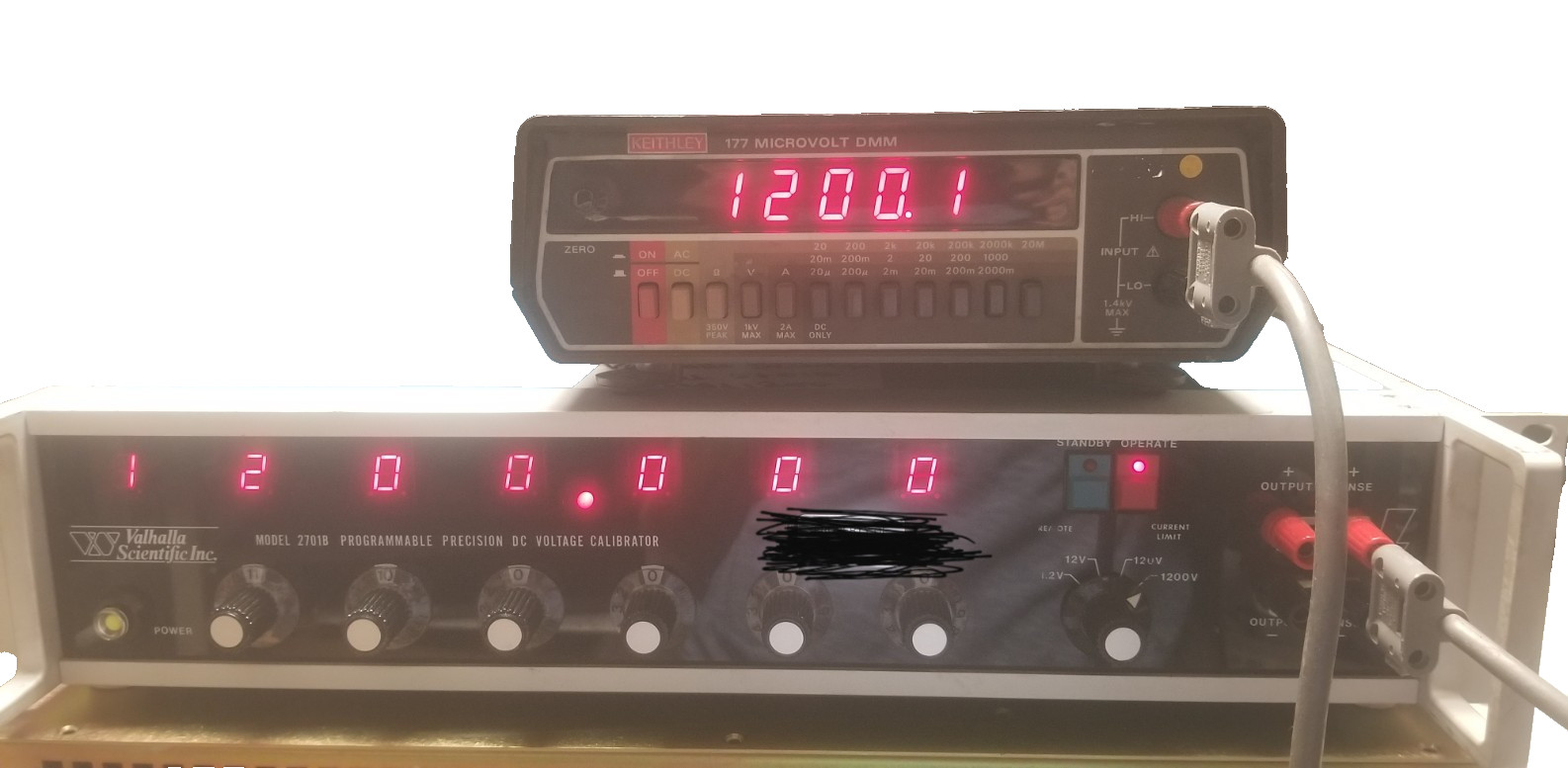 Keithley 177 High Resolution Benchtop DMM 1200V range, Microvolt & milliΩ Meter