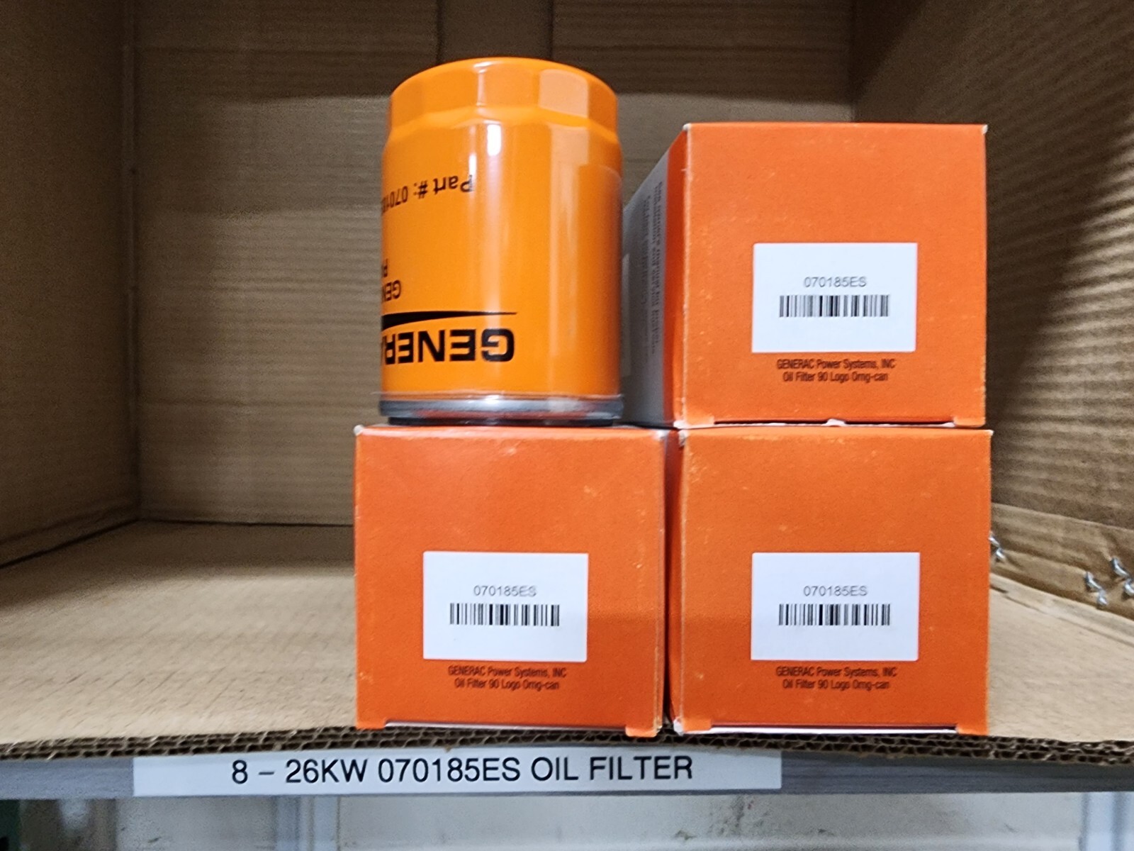 Genuine Generac OEM oil filter 070185ES 070185E 070185 QTY 3
