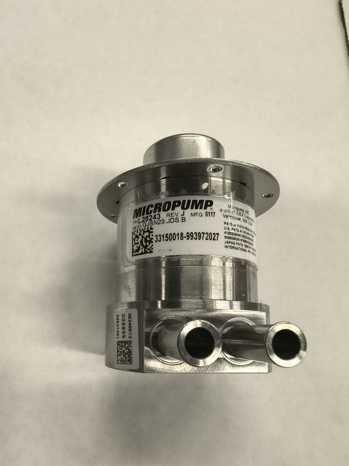 Micropump GJSN23.JDS.B magnet-driven gear pump Micropump L28243