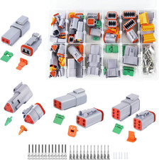 282PCS 6 Set Deutsch DT Connector Kit, 2 3 4 6Pin Gray Electrical Connector picture