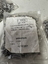 500pcs  M6 x 16mm Hex Head Cap Screws Full Thread Brikksen B-0933A24X16 picture