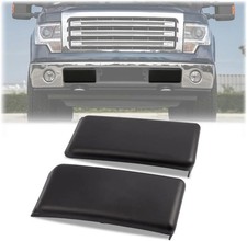 Fit For Ford F150 Front Bumper Guards Inserts Caps Pads 09-14 Auto Black LH + RH picture