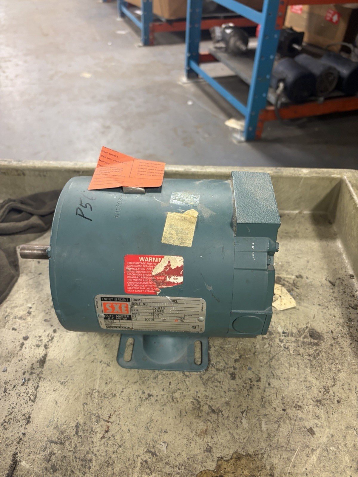 NEW NO BOX Reliance Electric P56X1301S-SU MOTOR 3/4HP 1725RPM FM56