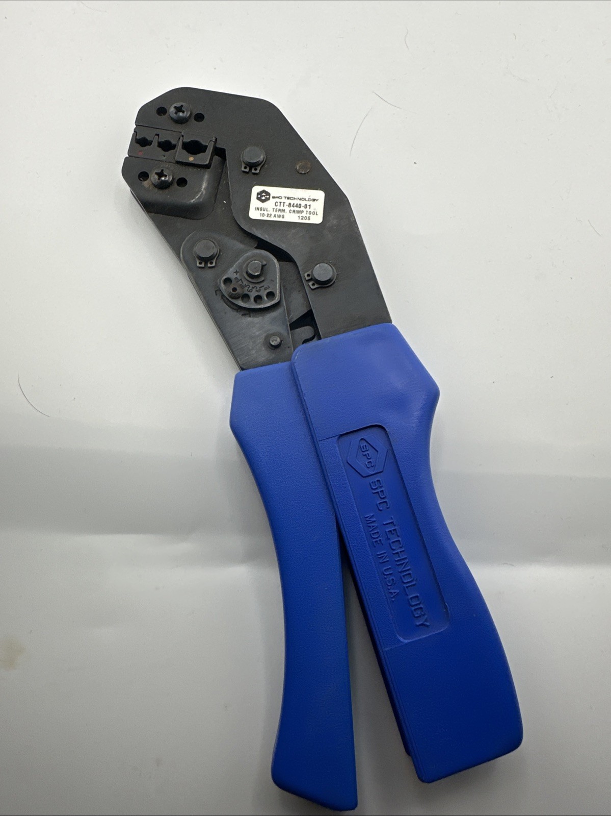 SPC Technology CTT-8440-01 Insulated Terminal Crimp Tool 10-22 AWG USA SPC Technology CTT-8440-01 Insulated Terminal Crimp Tool 10-22 AWG USA