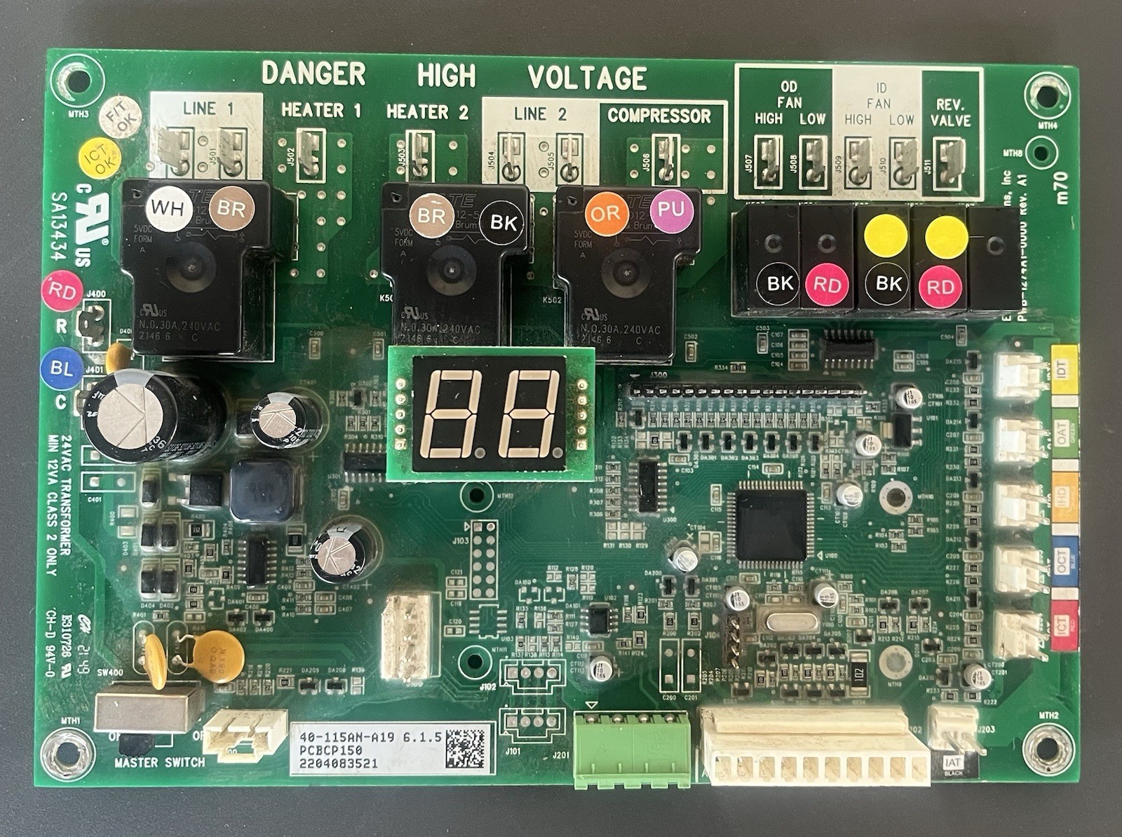 PWB-1274A1-0000 AMANA 40-115AN-A19 GOODMAN PTAC PCBCP150 Digital Control Board